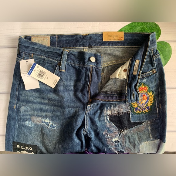 Polo Ralph Lauren The Astor Slim
Boyfriend Jeans Sz 27 - Picture 3 of 15